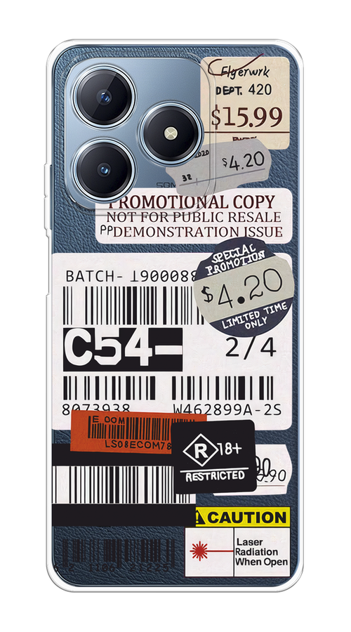 

Чехол Homey на Realme C63 "Flight to Paris", Серый;бежевый, 2517350-1