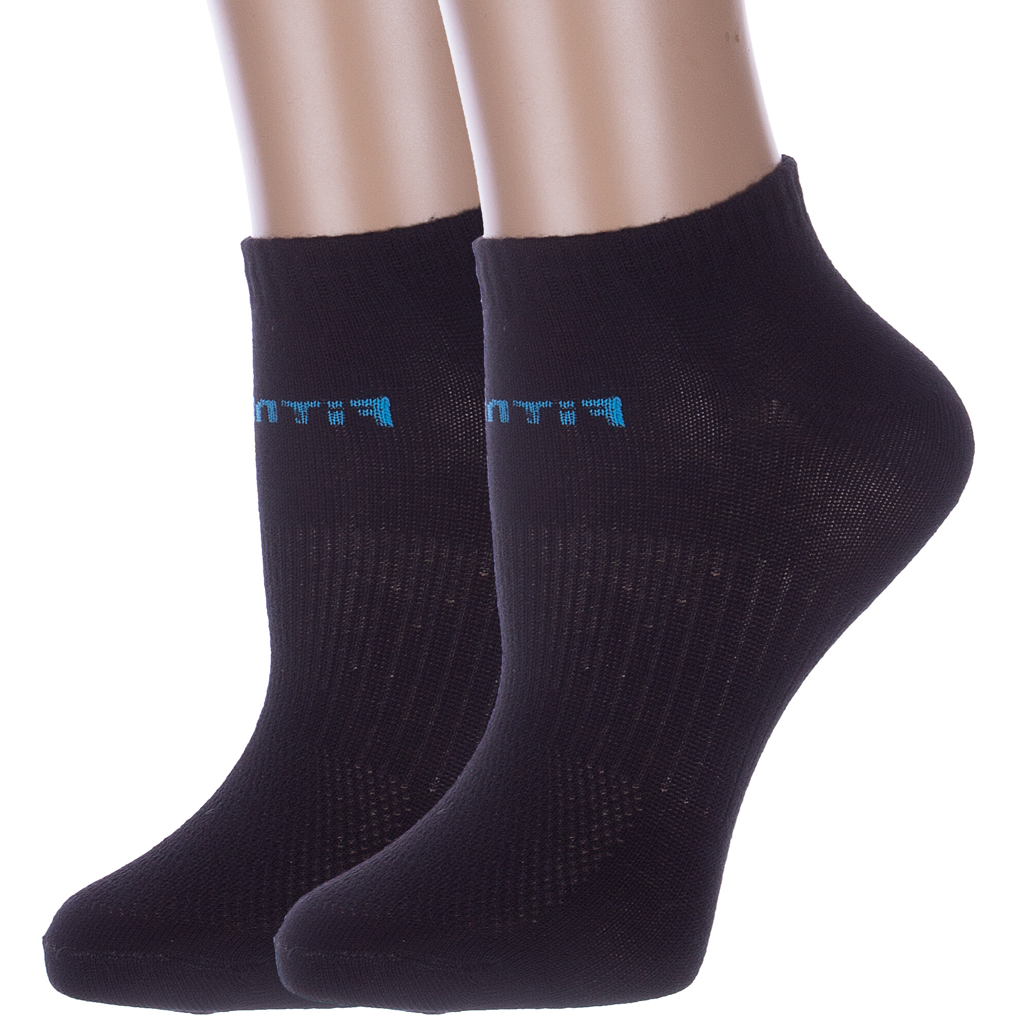 Комплект носков женских Альтаир 2-А217 черных 23, 2 пары