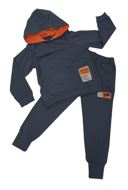 

Костюм повседневный детский MINIFONTE 90195, синий, 146, 90195