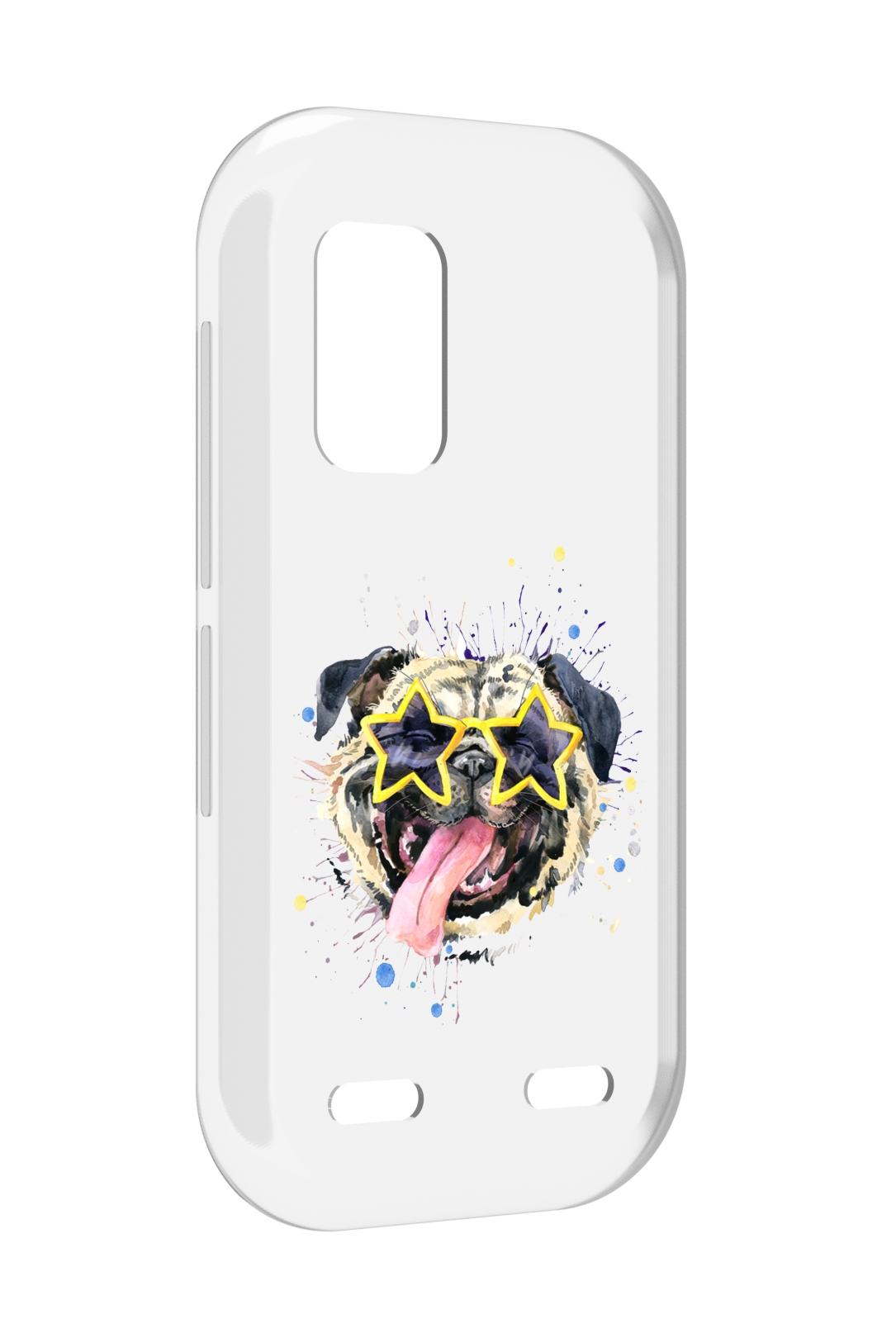 

Чехол MyPads мопс боксер для UleFone Armor X10 / X10 Pro, Прозрачный, Tocco