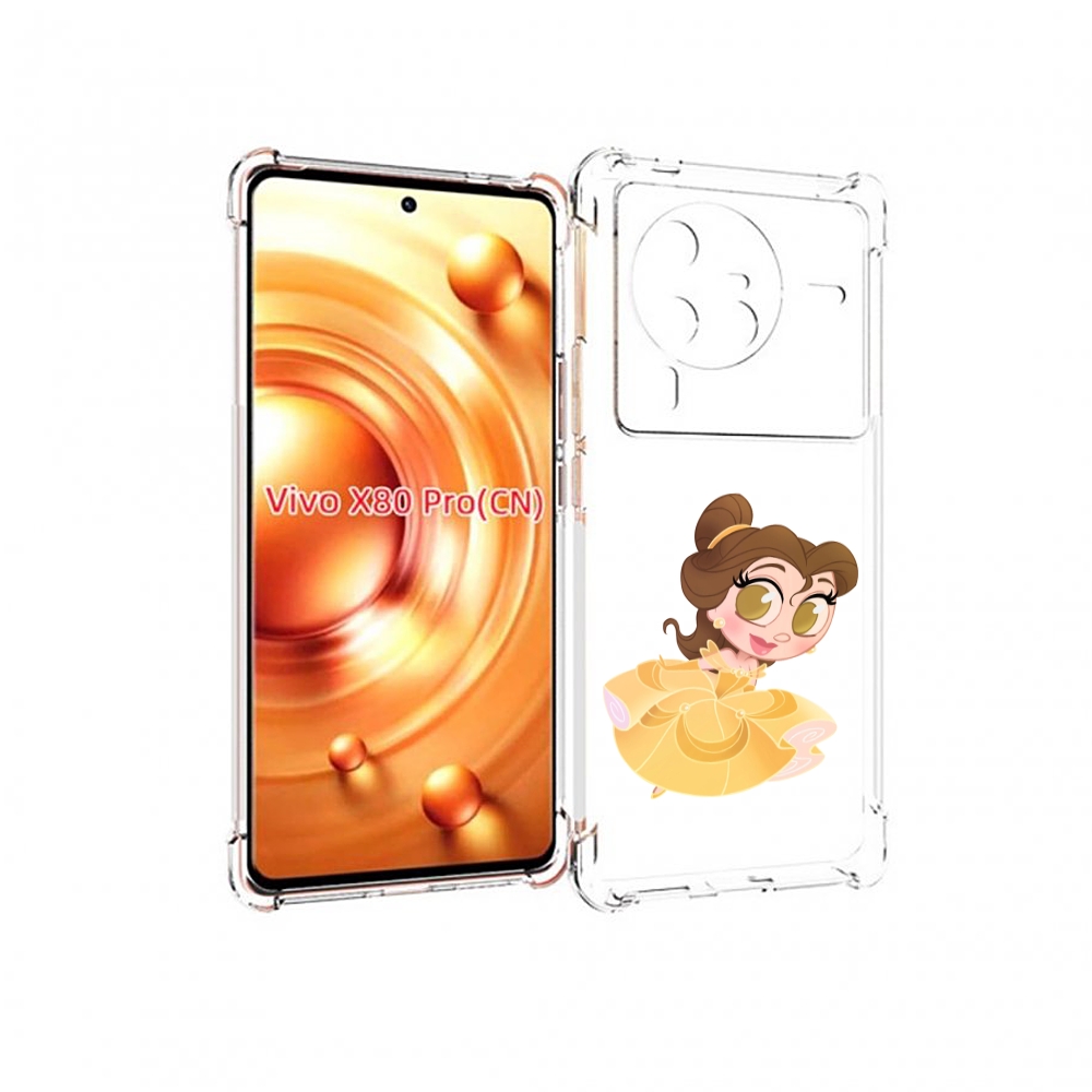 

Чехол MyPads мини-принцесса женский для Vivo X80 PRO, Прозрачный, Tocco