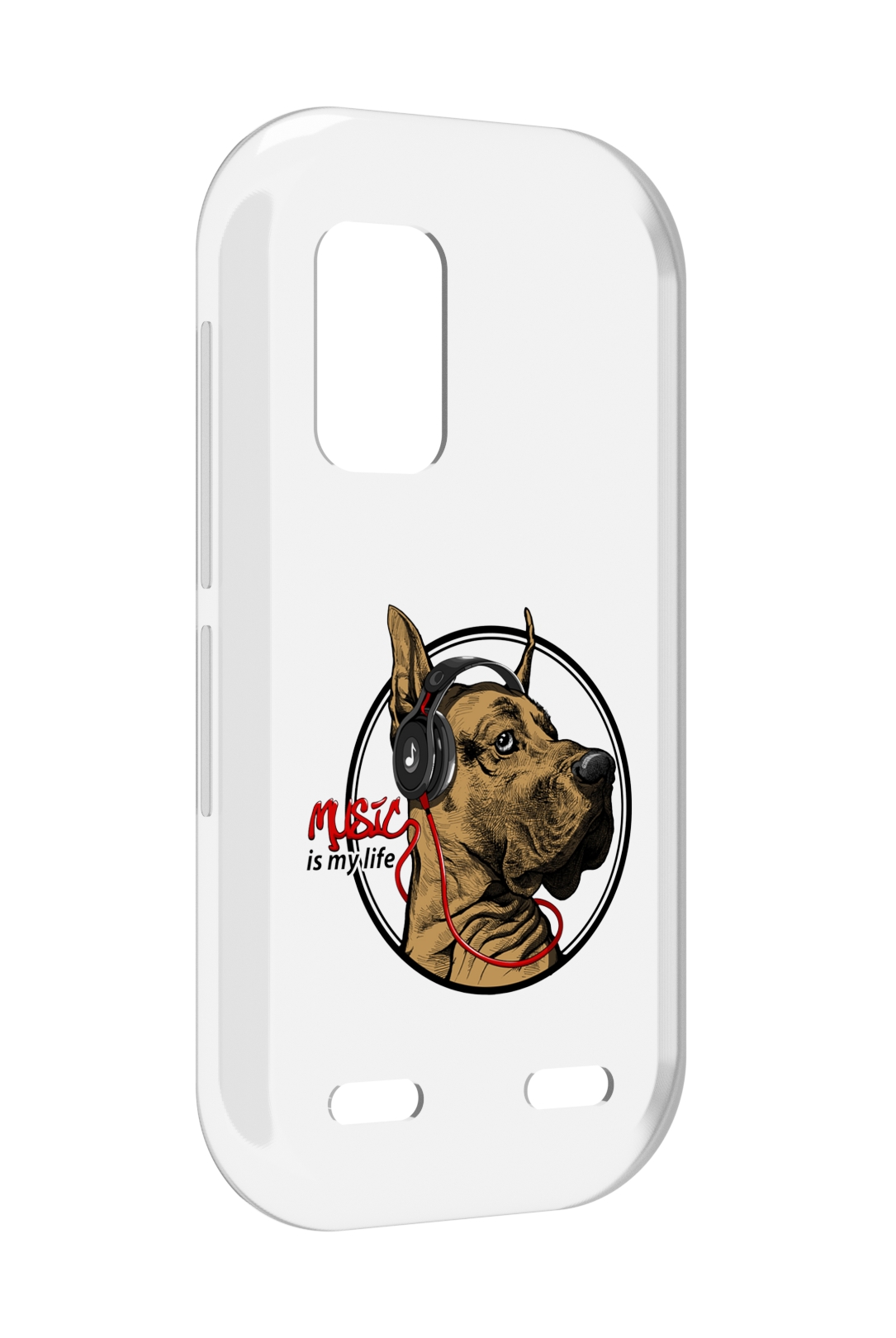 

Чехол MyPads музыкальная собака для UleFone Armor X10 / X10 Pro, Прозрачный, Tocco