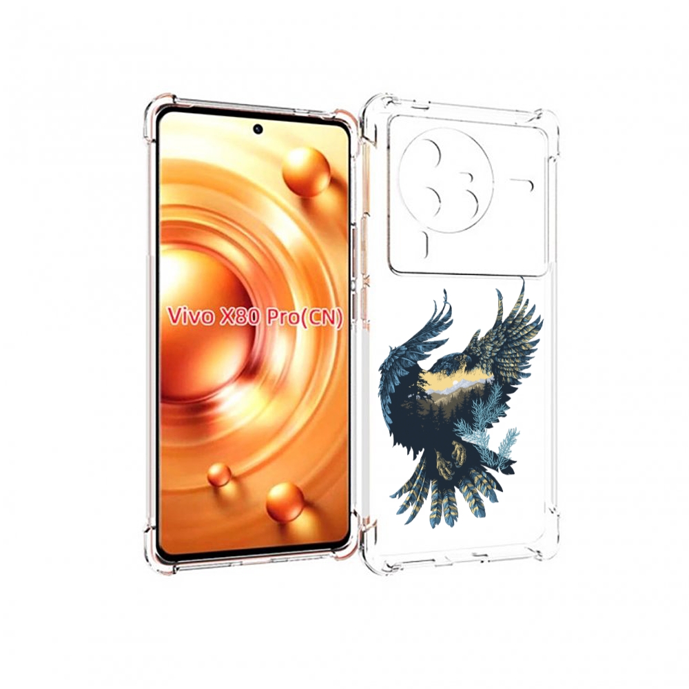 

Чехол MyPads мирок в соколе для Vivo X80 PRO, Прозрачный, Tocco