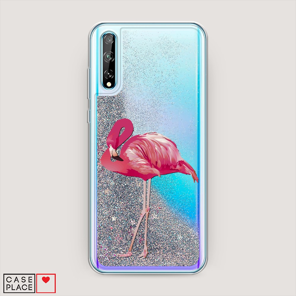 

Чехол Awog на Huawei Y8p/Huawei P Smart S "Застенчивый фламинго", Разноцветный, 6103591-1