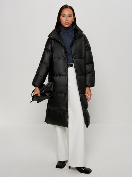 

Пальто женское ZARINA 2460432132 черное XL, 2460432132