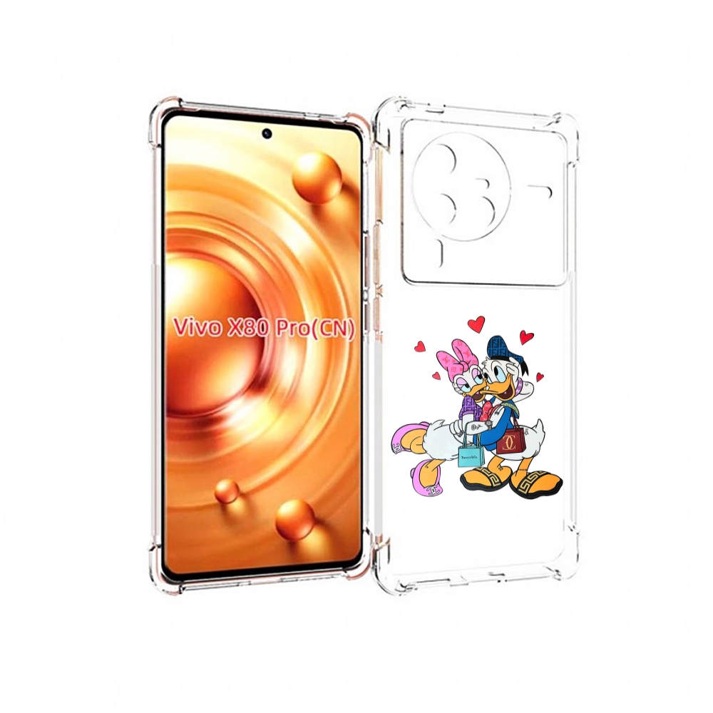 

Чехол MyPads модные-влюбленные-утки для Vivo X80 PRO, Прозрачный, Tocco