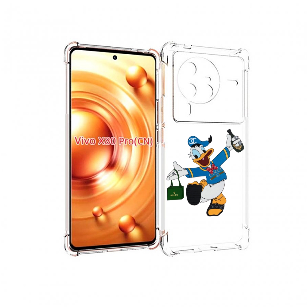 

Чехол MyPads модный-дональд-дак для Vivo X80 PRO, Прозрачный, Tocco