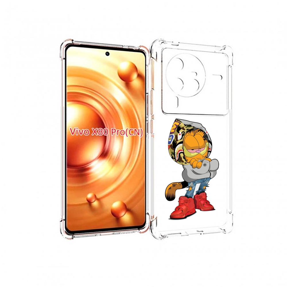 

Чехол MyPads модный-котяра детский для Vivo X80 PRO, Прозрачный, Tocco