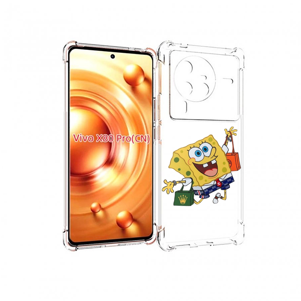 

Чехол MyPads модный-спанч-боб для Vivo X80 PRO, Прозрачный, Tocco