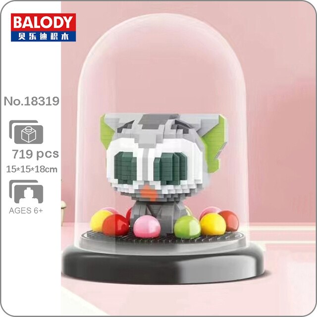 Конструктор 3D из миниблоков Balody LXH Легенда о Хэй Котик играет с шариками BA18319 конструктор пластиковый balody котик 4