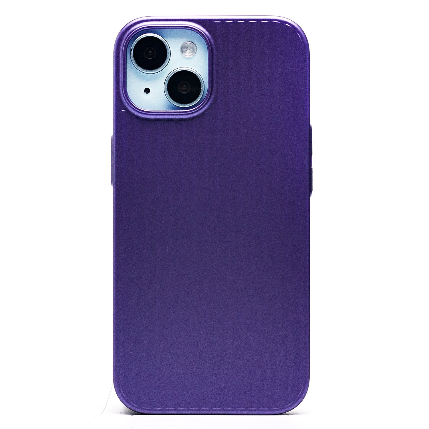 

Чехол iPhone 15 пластиковый рифленый <фиолетовый>