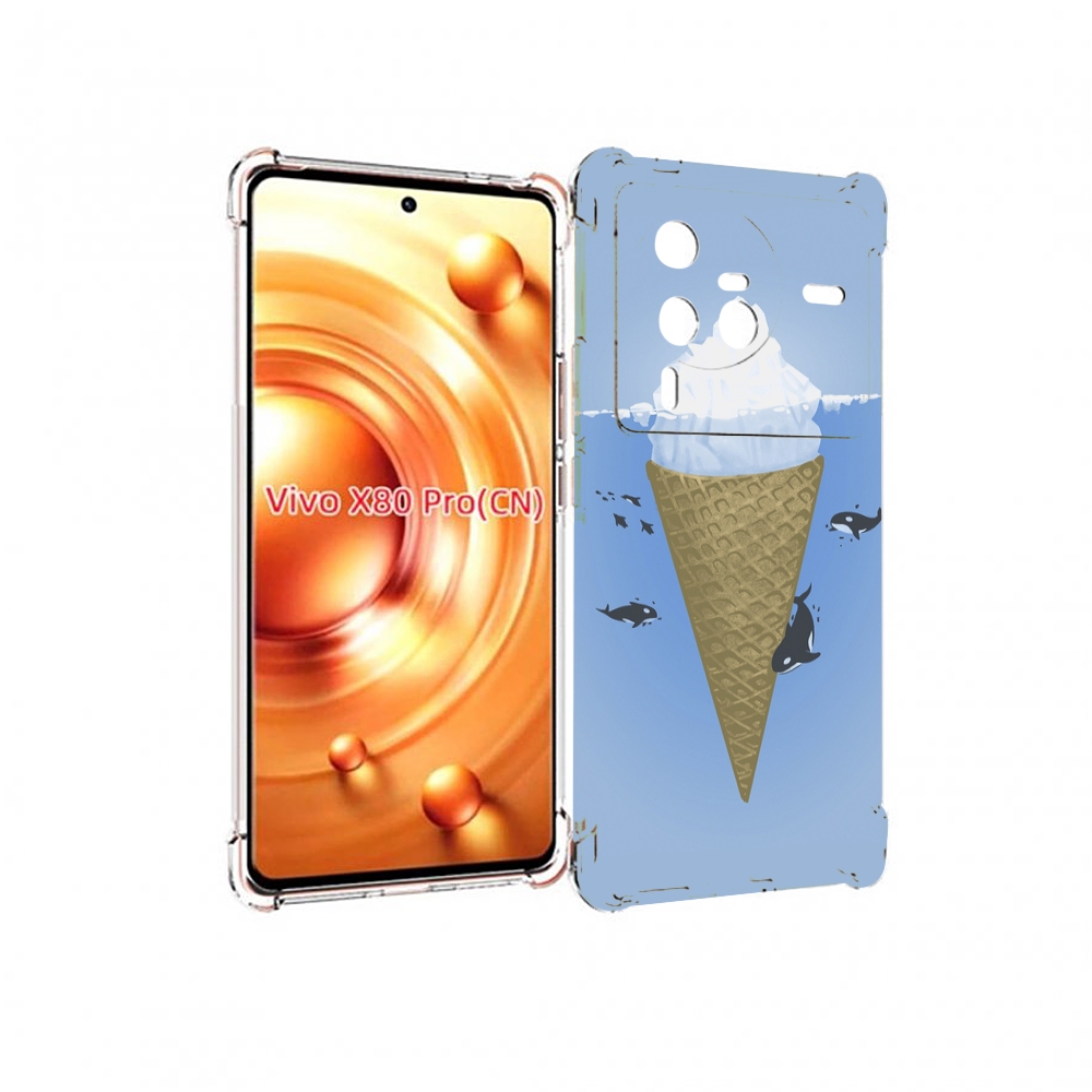 

Чехол MyPads мороженное-у-косаток для Vivo X80 PRO, Прозрачный, Tocco