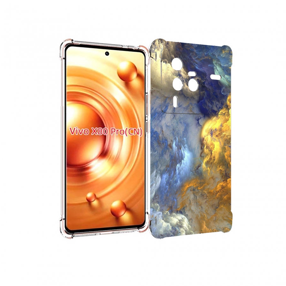 

Чехол MyPads мраморное небо для Vivo X80 PRO, Прозрачный, Tocco