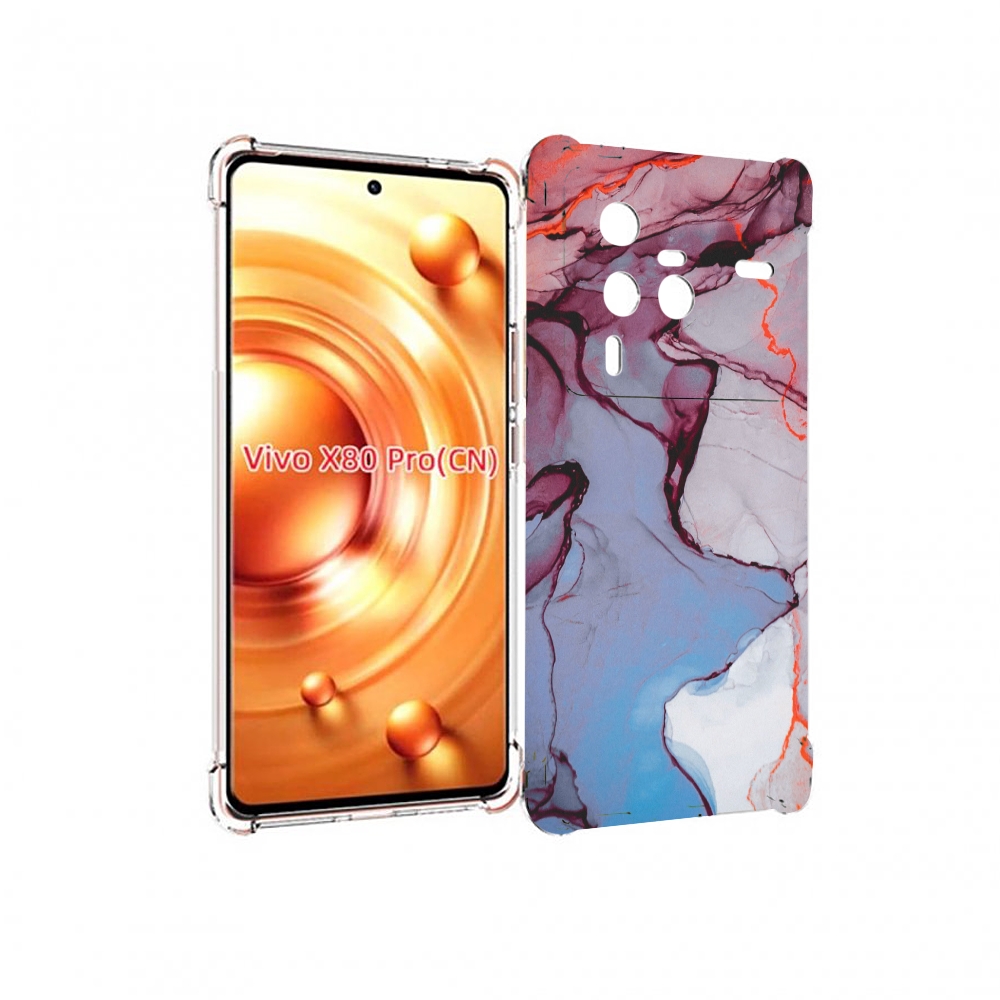 

Чехол MyPads мраморный рисунок для Vivo X80 PRO, Прозрачный, Tocco