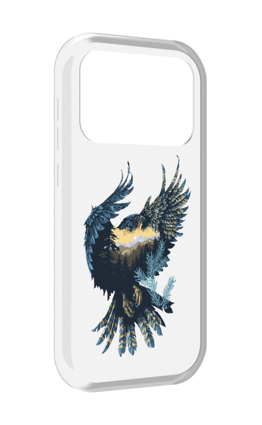 

Чехол MyPads мирок в соколе для Oukitel F150 Air1 Pro / F150 Air1, Прозрачный, Tocco