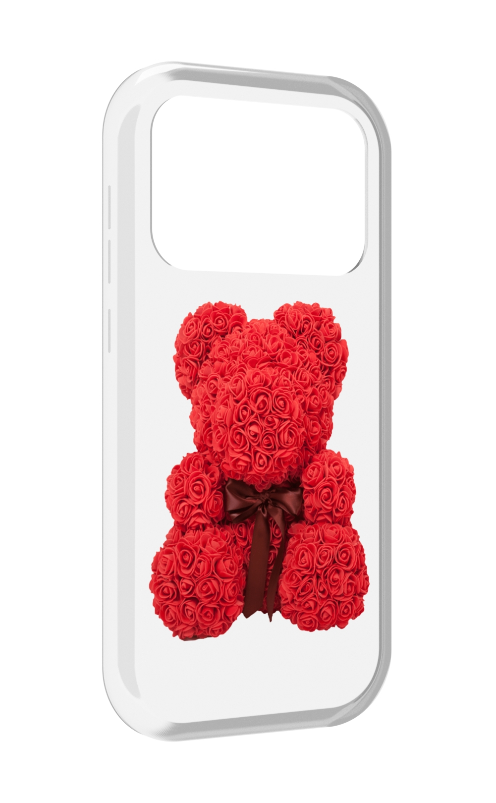 

Чехол MyPads мишка-из-розочек для Oukitel F150 Air1 Pro / F150 Air1, Прозрачный, Tocco