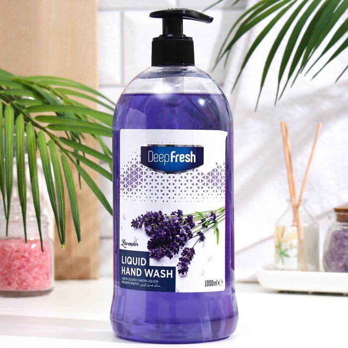 фото Жидкое мыло серия "семейное", лаванда, 1000 мл deep fresh