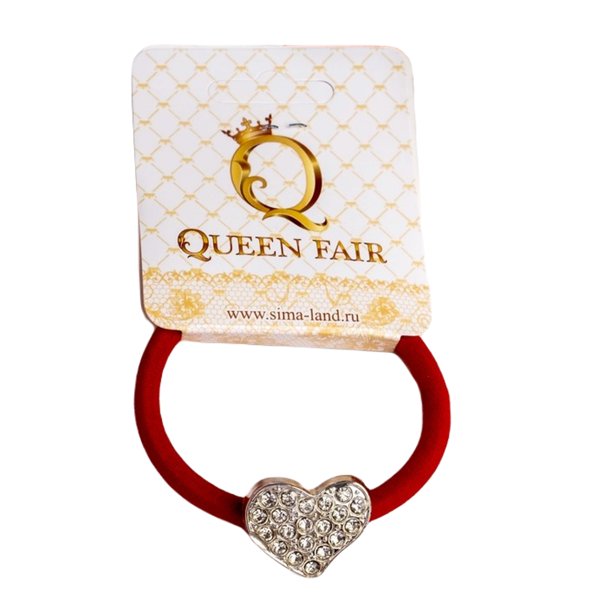 

Заколка женская Queen Fair Прелесть, красный, Прелесть