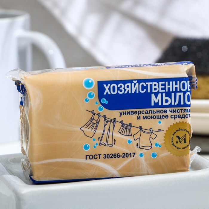 

Мыло хозяйственное 72% в обертке флоупак 200 гр