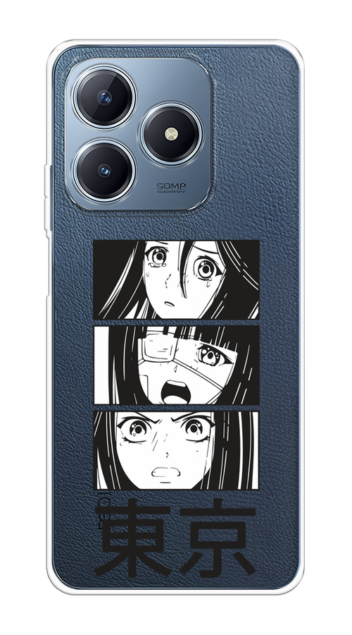 

Чехол Homey на Realme C63 "Tokyo girls", Белый;черный;прозрачный, 2517350-1