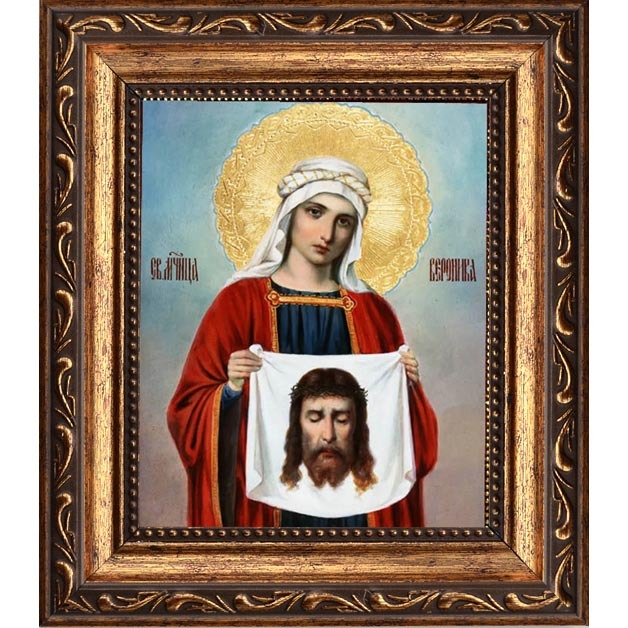 

Вероника Кровоточивая Святая мученица. Икона на холсте.