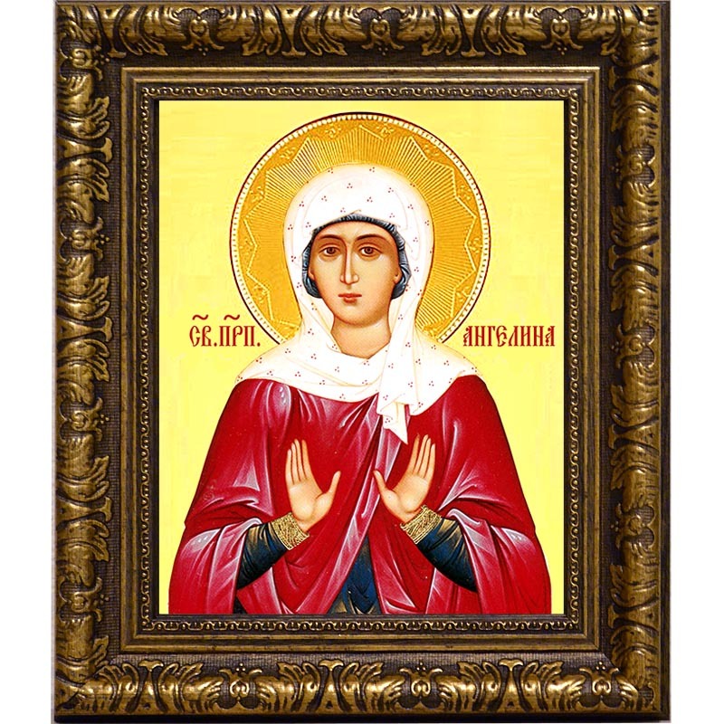 

Ангелина Сербская Святая преподобная. Икона на холсте.
