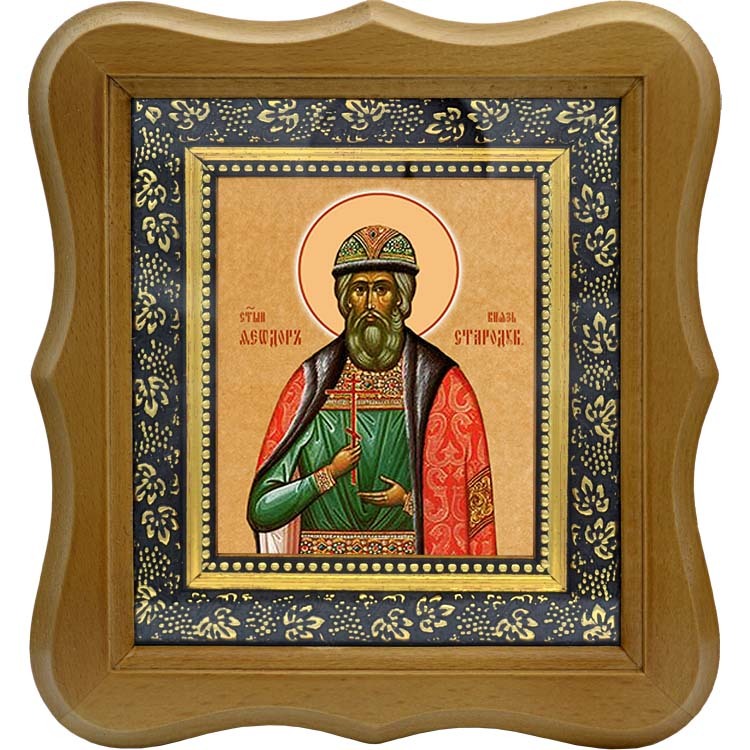 

Феодор Стародубский Благоверный князь. Икона на холсте.