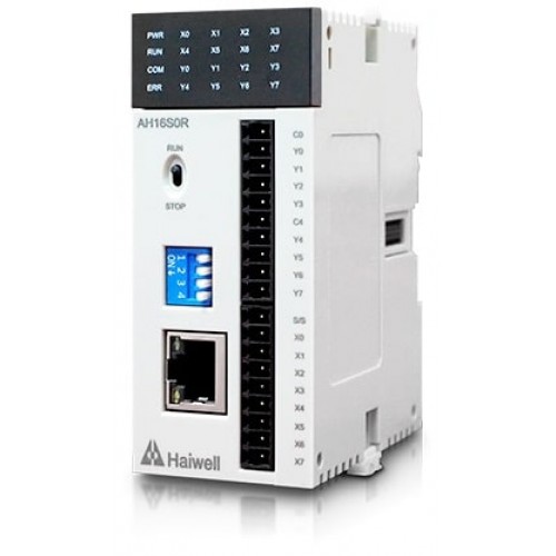 Программируемый контроллер Haiwell 4DI 4DO 2AI 2AO 1RS485 1Ethernet AC12M0T