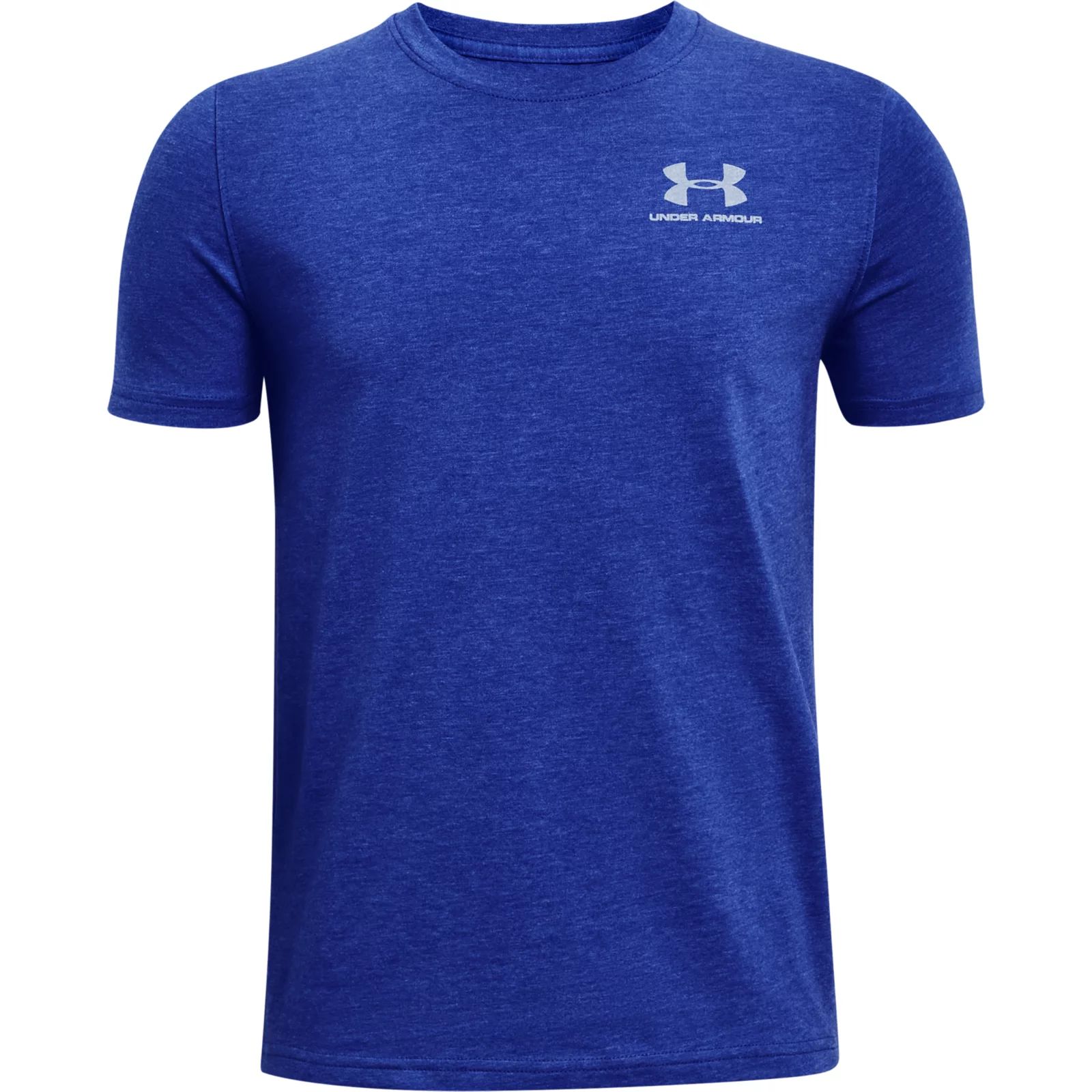 

Футболка Under Armour Cotton Short Sleeve T-shirt 1363294-400 синий р.YXL, 1363294