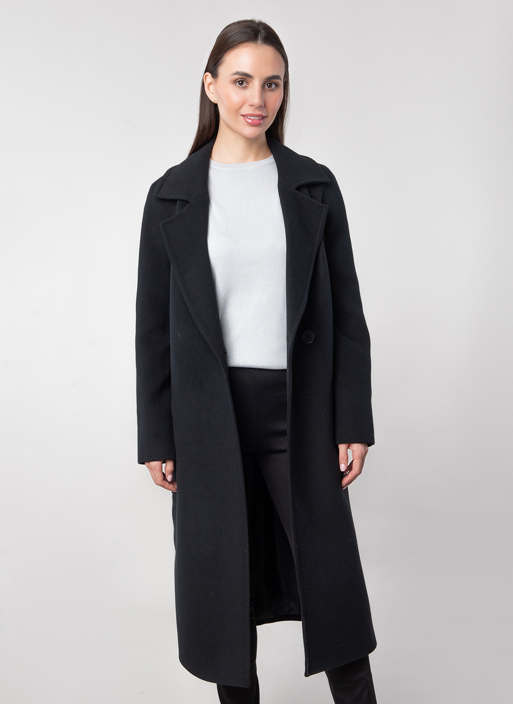 

Пальто женское Sezalto 59791 черное 48 RU, 59791