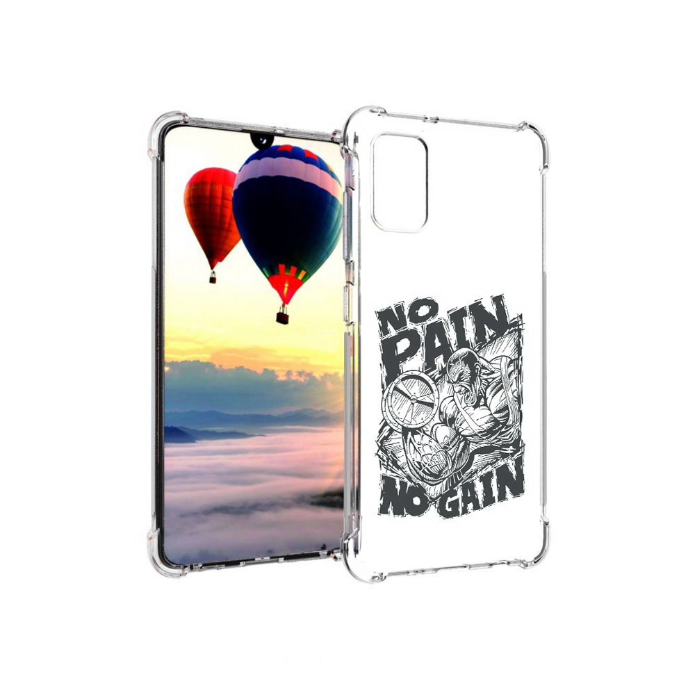 Чехол MyPads Tocco для Samsung Galaxy A41 бодибилдинг тяжелая работа (PT147427.483.238)