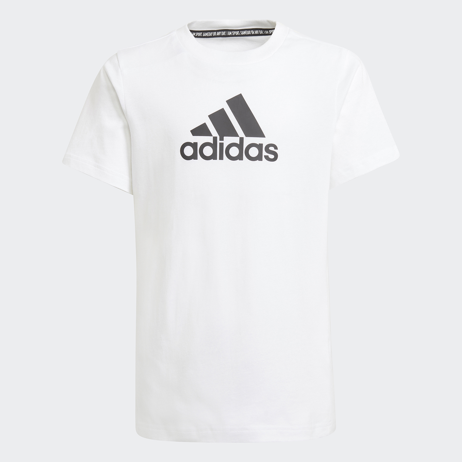 фото Футболка adidas b bos tee gj6640 белый р.164