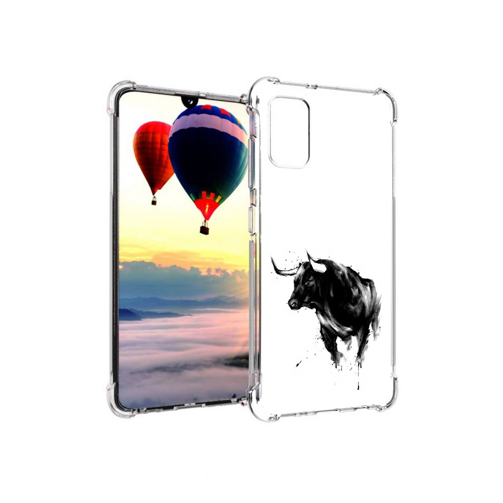 

Чехол MyPads Tocco для Samsung Galaxy A41 бык (PT147427.483.254), Прозрачный, Tocco