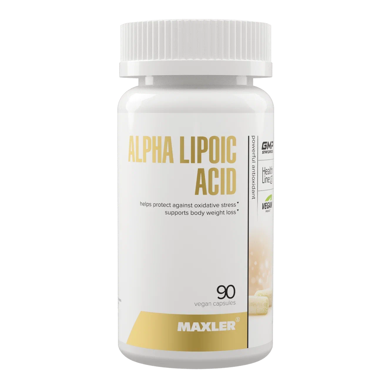 

Альфа-липоевая кислота Maxler Alpha Lipoic Acid 100мг (США) 90 веганских капсул