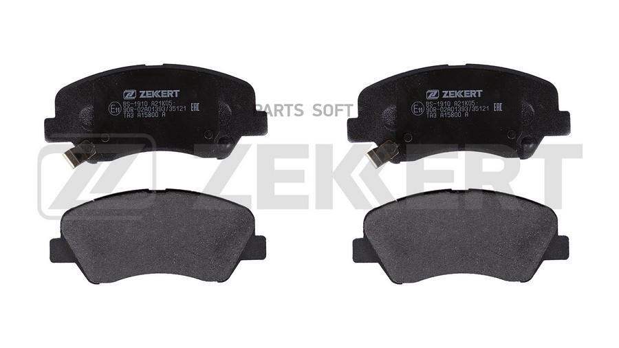 

Колодки тормозные Hyundai Solaris 10-; Kia Rio 11- передние Zekkert ZEKKERT BS1910