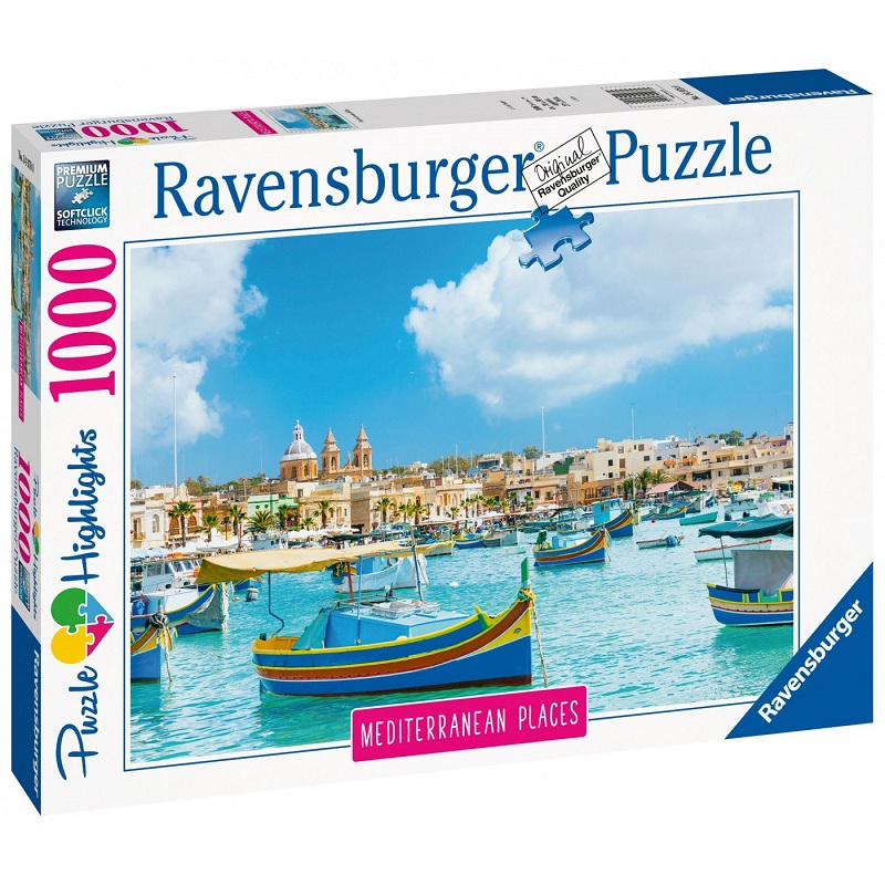 

Пазл Ravensburger 1000 Средиземноморская Мальта, арт.14978