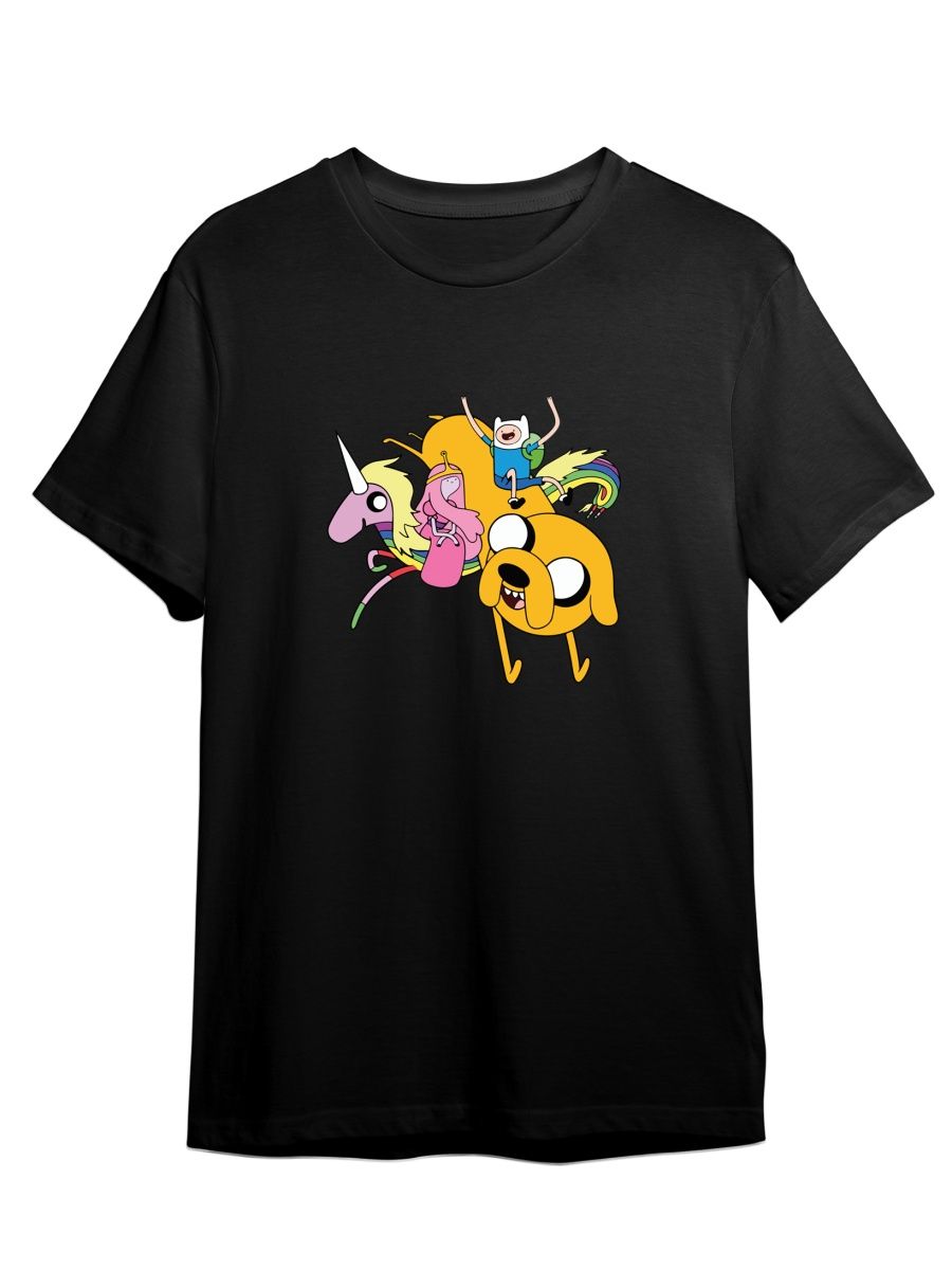 

Футболка унисекс Каждому Своё Время приключений/Adventure Time MUAT15 черная 3XL, Черный, "Время приключений/Adventure Time" MUAT15