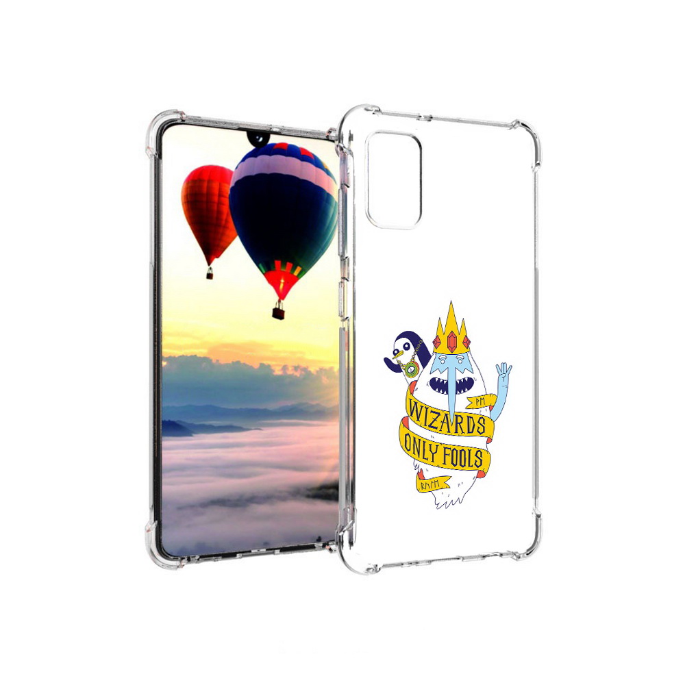 

Чехол MyPads Tocco для Samsung Galaxy A41 время приключений снежный король, Прозрачный, Tocco