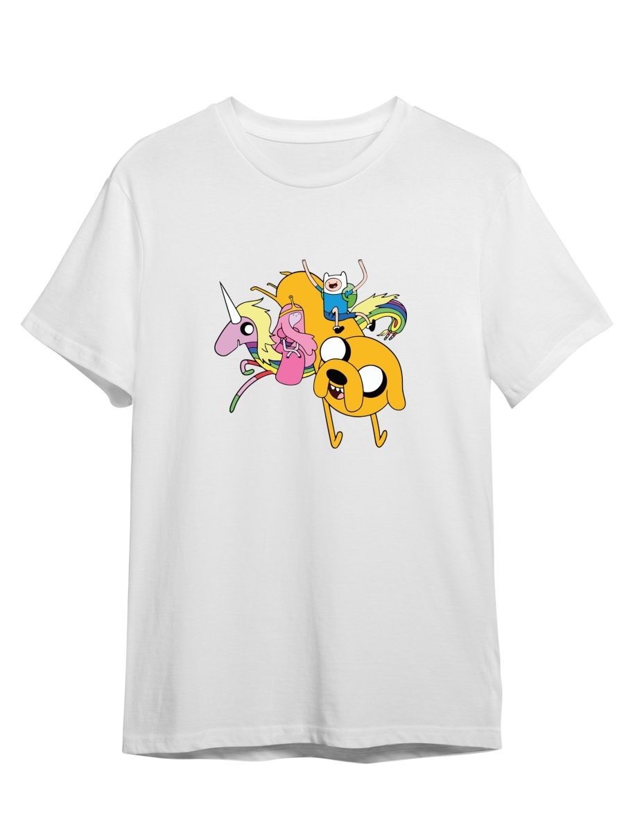 

Футболка унисекс Каждому Своё Время приключений/Adventure Time MUAT15 белая XS, Белый, "Время приключений/Adventure Time" MUAT15