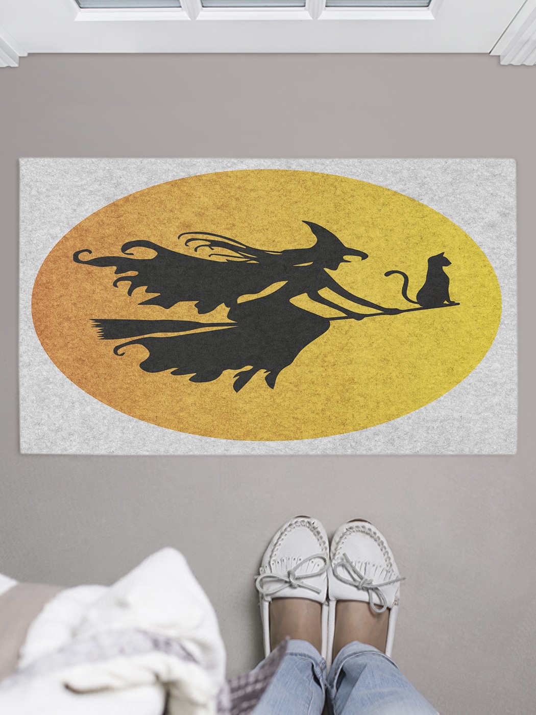 

Придверный коврик в прихожую для обуви, на резиновой основе, 75x45 см door_45189 JoyArty