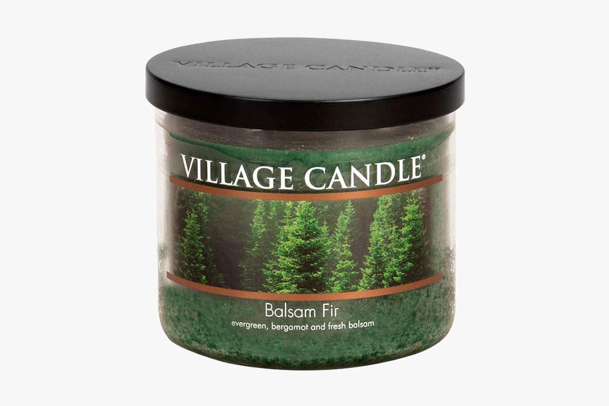 фото Ароматическая свеча village candle "balsam fir",стакан,маленькая