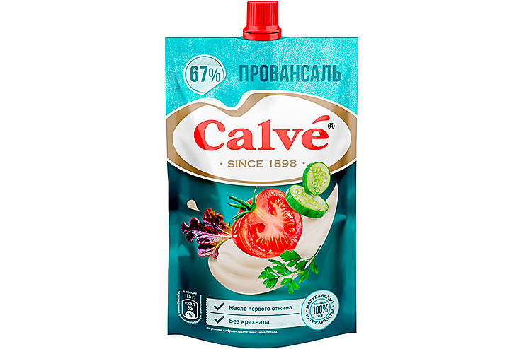 Calve, майонез Провансаль 67%, 200 г, (4шт.)