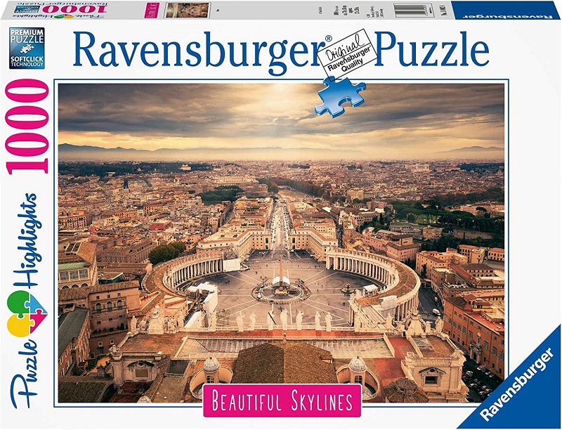 

Пазл Ravensburger 1000 Красивые горизонты, Рим, арт.14082
