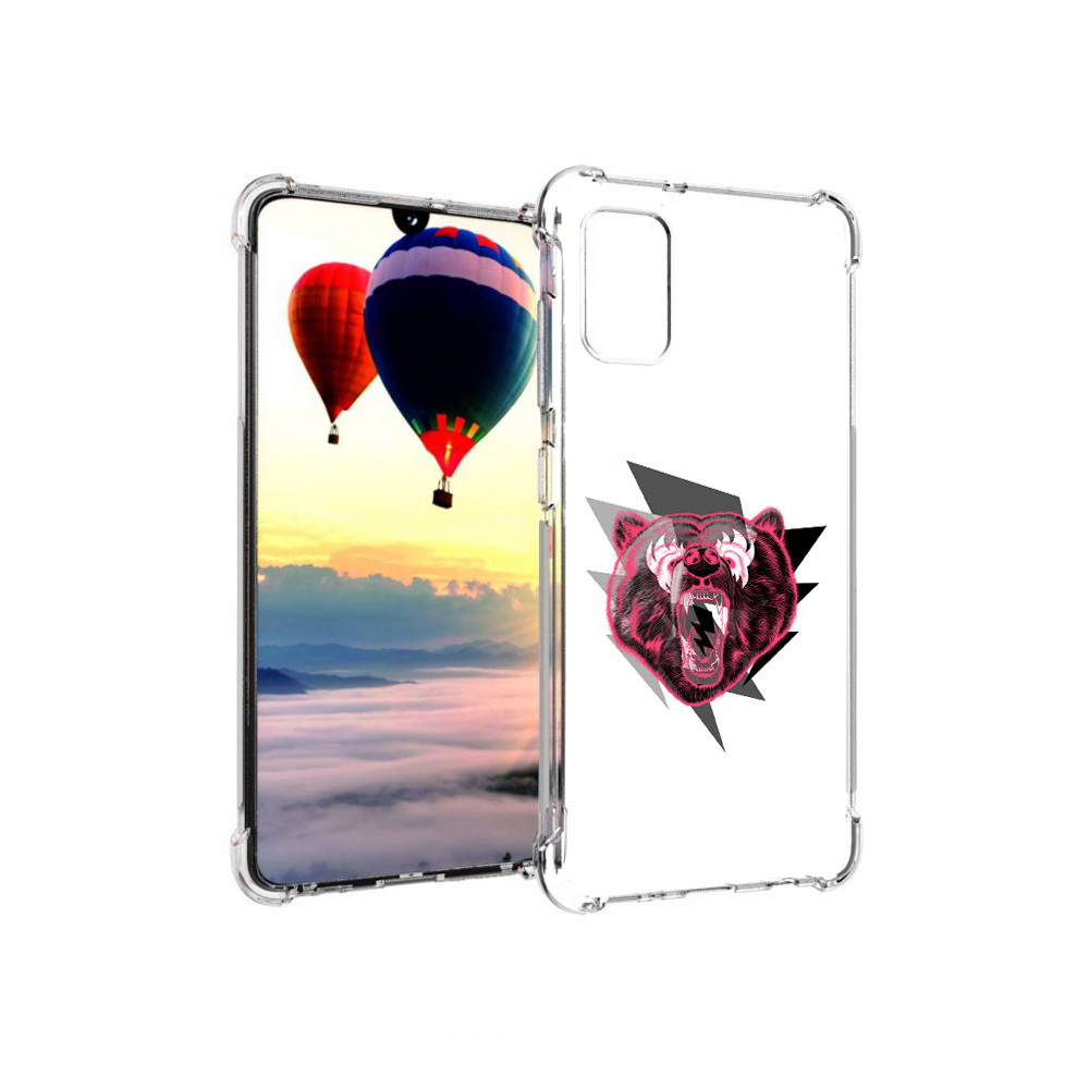

Чехол MyPads Tocco для Samsung Galaxy A41 грозовой медведь (PT147427.483.301), Прозрачный, Tocco