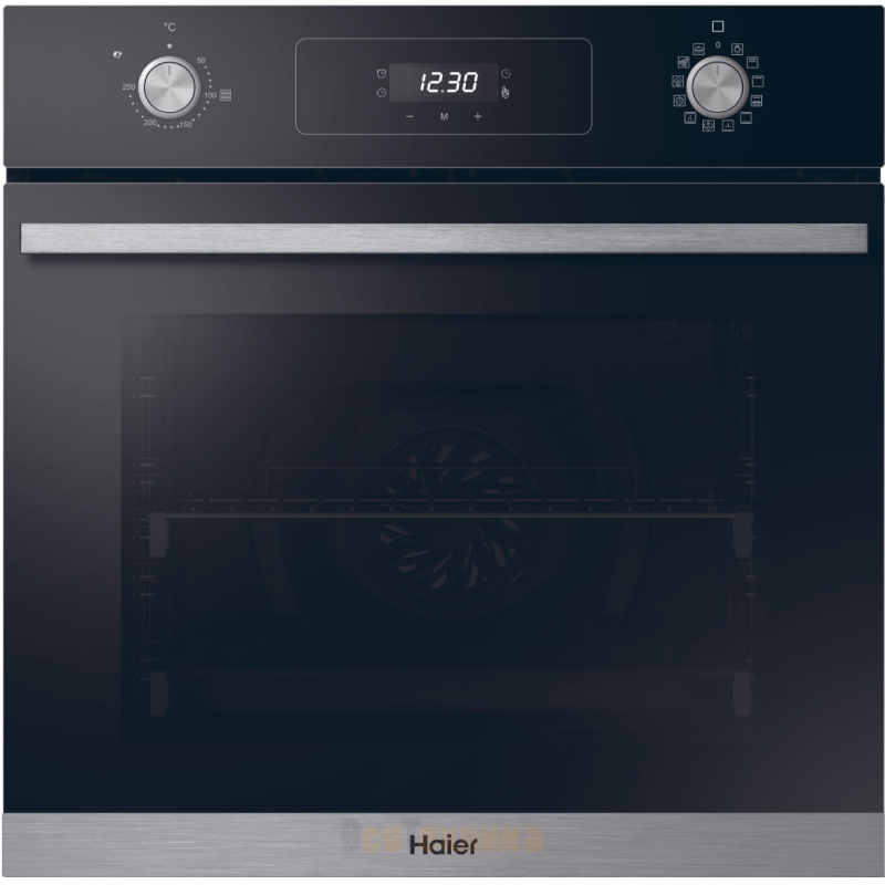 Встраиваемый электрический духовой шкаф Haier HOD-P12CTBX серый, черный встраиваемый электрический духовой шкаф haier hox fp5ragb черный