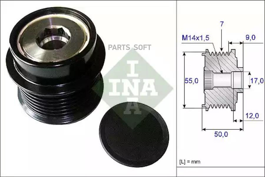 

INA Шкив генератора INA 535019810