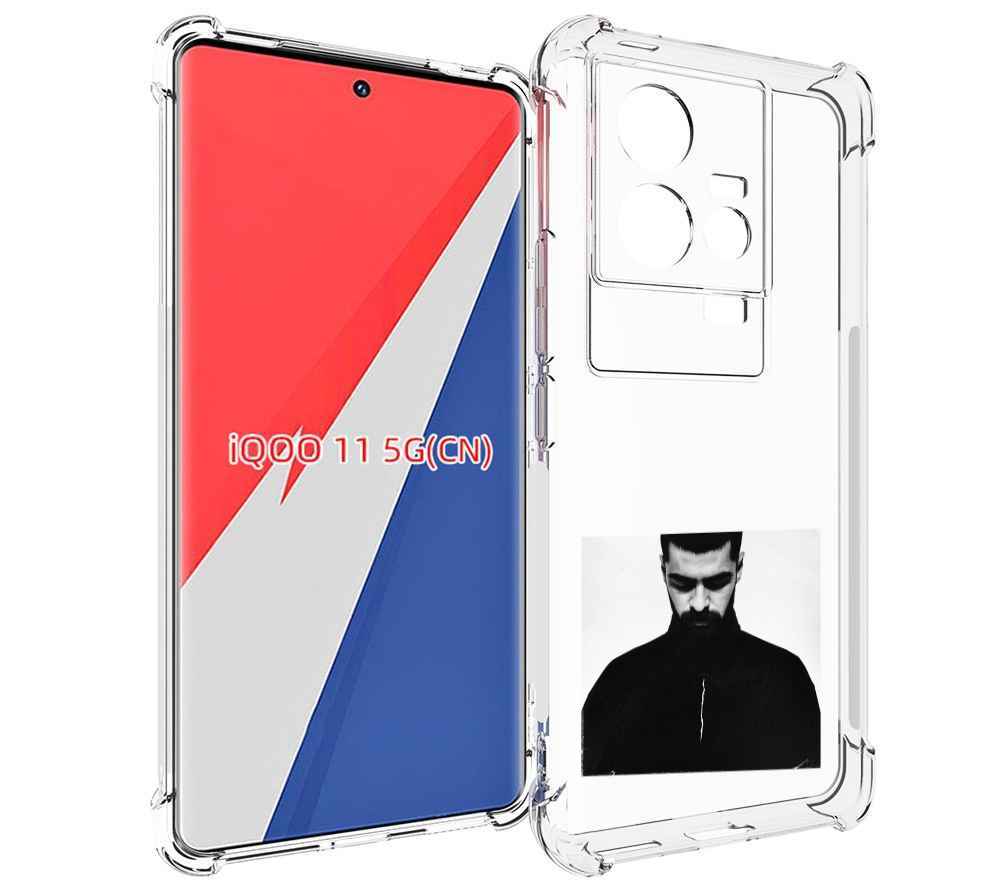 

Чехол MyPads Buster Keaton Miyagi мужской для Vivo iQOO 11, Прозрачный, Tocco