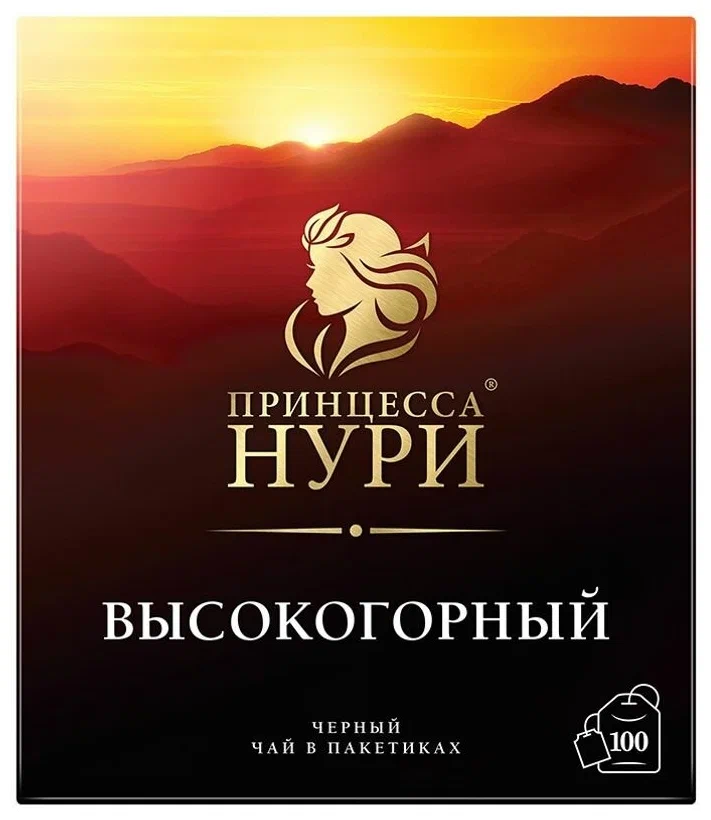 

Чай Принцесса Нури Высокогорный черный 100пак/уп Т, 66526