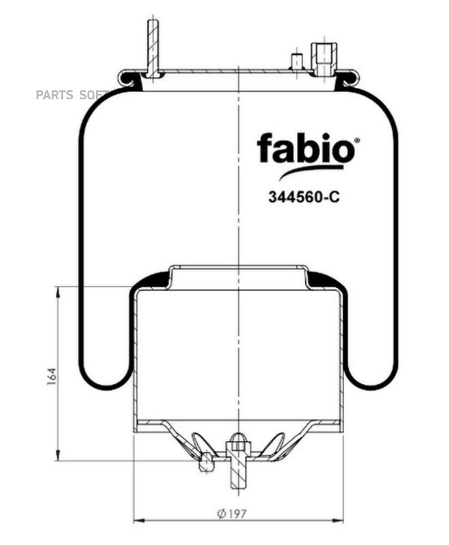 

STELLOX 84-00256-SX_пневмопод.со стак.!1шп.М10 2шп.D9,8 1шп.шт.M24x1,5M/16x1,5\ Volvo FM9-