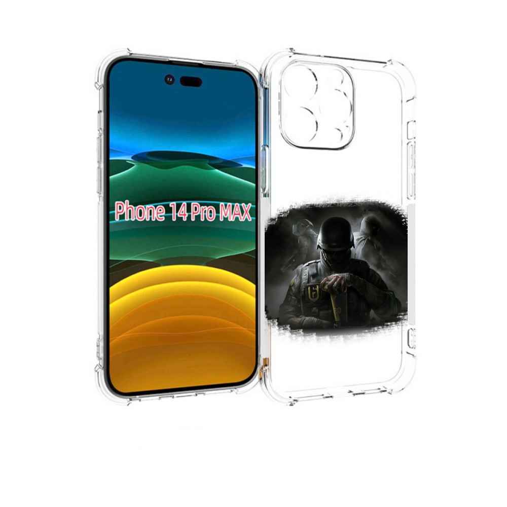 

Чехол MyPads Rainbow Six Siege для iPhone 14 Pro Max, Прозрачный, Tocco